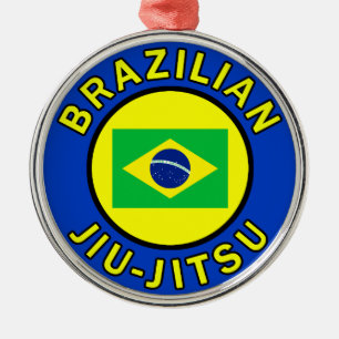 Brazilian Jiu Jitsu Metal Tree Decoration