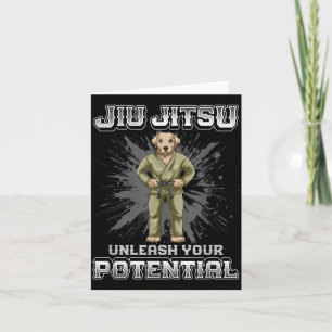 Brazilian Jiu Jitsu MMA and Grappling BJJ Dog Card