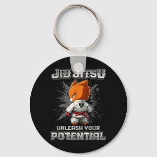 Brazilian Jiu Jitsu MMA and Grappling BJJ Fox Key Ring