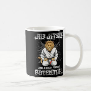 Brazilian Jiu Jitsu MMA and Grappling BJJ Lion Coffee Mug
