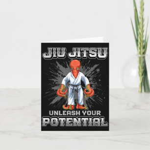Brazilian Jiu Jitsu MMA and Grappling BJJ Octopus Card