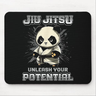 Brazilian Jiu Jitsu MMA and Grappling BJJ Panda Mouse Pad