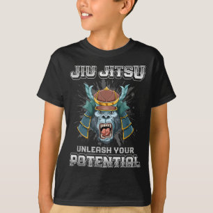 Brazilian Jiu Jitsu MMA and Grappling BJJ Samurai T-Shirt