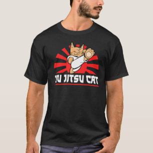 Brazilian Jiu Jitsu Mma Bjj Hugger Jiu Jitsu Cat T-Shirt