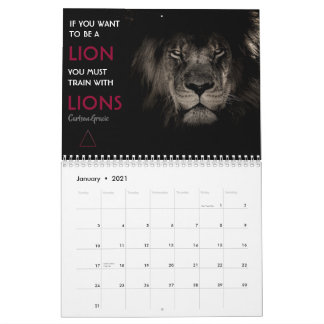 Brazilian Jiu Jitsu Motivational Calendar