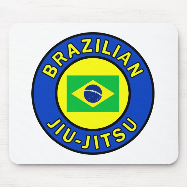 Brazilian Jiu Jitsu Mouse Pad (Front)