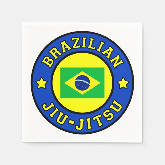 Brazilian Jiu Jitsu Napkin (Front)