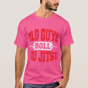 Brazilian Jiu Jitsu Old Guys Roll Bjj Training Jiu T-Shirt