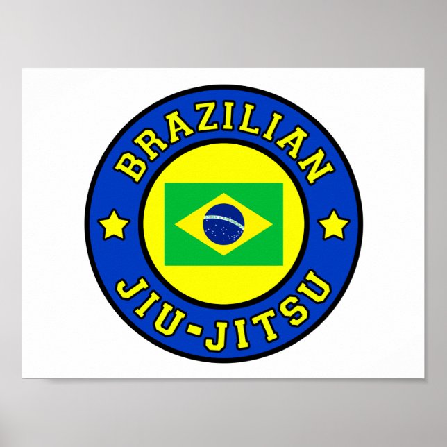 Brazilian Jiu Jitsu Poster (Front)