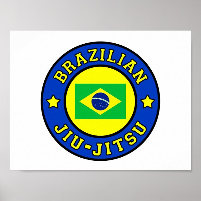 Brazilian Jiu Jitsu Poster (Front)