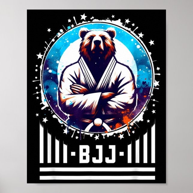 Brazilian Jiu Jitsu Poster (Front)
