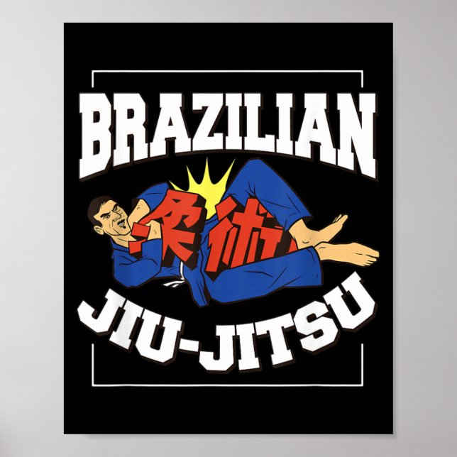 Brazilian jiu-jitsu poster (Front)