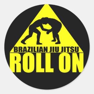 Brazilian Jiu JItsu "Roll On" Sticker