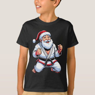 Brazilian Jiu Jitsu Santa Claus Christmas T-Shirt