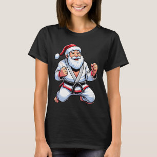 Brazilian Jiu Jitsu Santa Claus Christmas T-Shirt