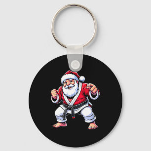 Brazilian Jiu Jitsu Santa Claus - Jiu Jitsu Key Ring