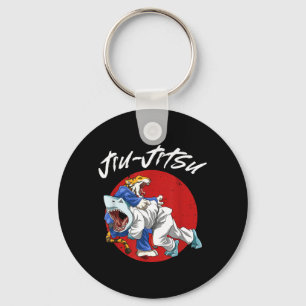 Brazilian Jiu Jitsu Shark and Tiger BJJ Grappling Key Ring