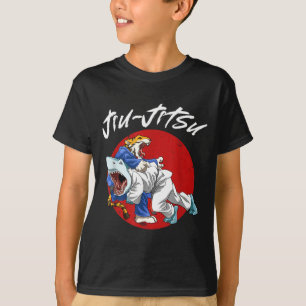 Brazilian Jiu Jitsu Shark and Tiger BJJ Grappling T-Shirt