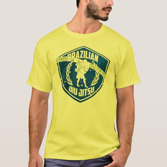 Brazilian Jiu-Jitsu Shield T-Shirt (Front)