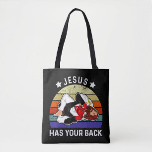 Brazilian Jiu Jitsu Shirt Jesus Shirt Jesus Has Yo Tote Bag
