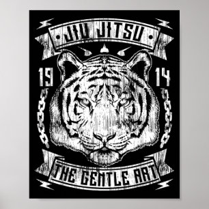 Brazilian Jiu Jitsu Tiger Poster
