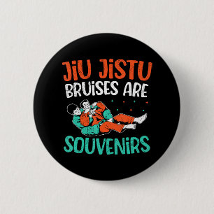 Brazilian Jiu Jitsu Trainer Martial Arts BJJ MMA 6 Cm Round Badge