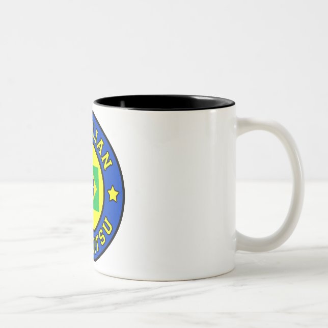 Brazilian Jiu Jitsu Two-Tone Coffee Mug (Right)