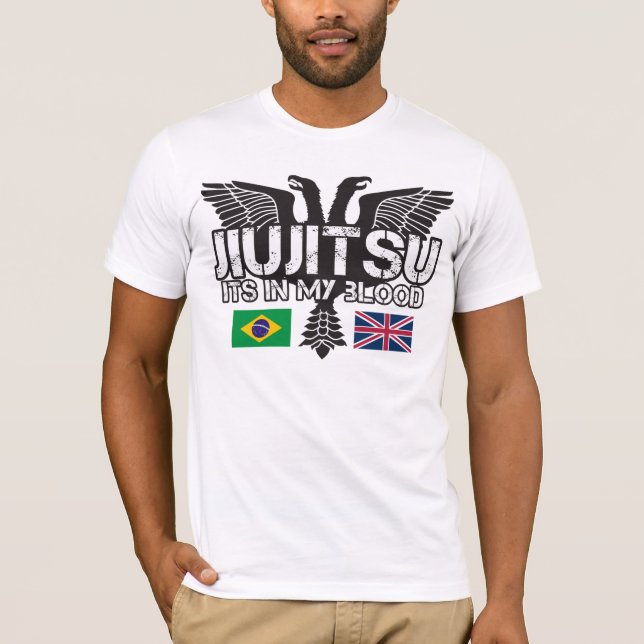 Brazilian Jiu Jitsu UK  T-shirt (Front)