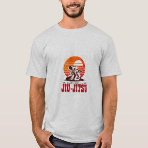 brazilian martial art Jiu-jitsu logo customisable T-Shirt