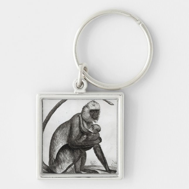 Brazilian Monkey Key Ring (Front)