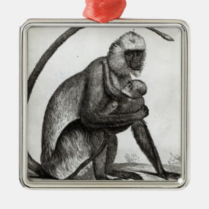Brazilian Monkey Metal Tree Decoration