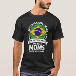 Brazilian Mum Brazil Mothers Day Mama Brazilian Am T-Shirt