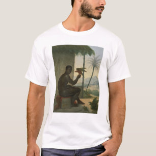 Brazilian negro with Tropical Bird T-Shirt