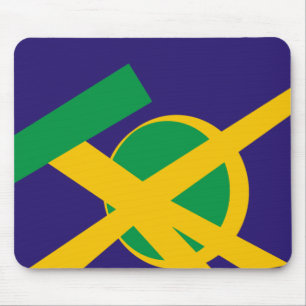 Brazilian Portal Blue Mouse Pad