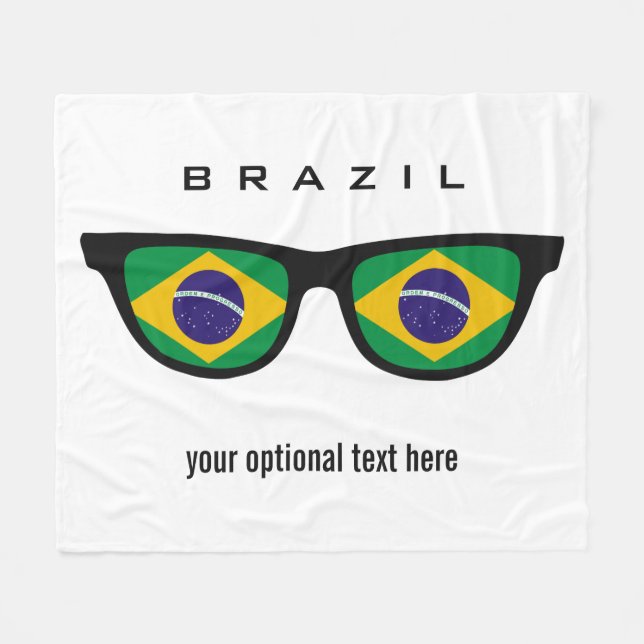 Brazilian Shades custom fleece blankets (Front (Horizontal))