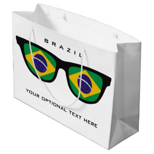 Brazilian Shades custom text & colour gift bag