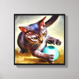Brazilian Shorthair Cat  Canvas Print