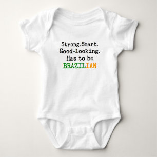 brazilian strong baby bodysuit