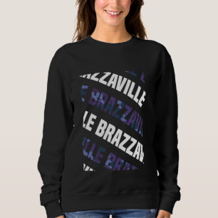 Brazzaville Camo Pattern Purple Camouflage Sweatshirt