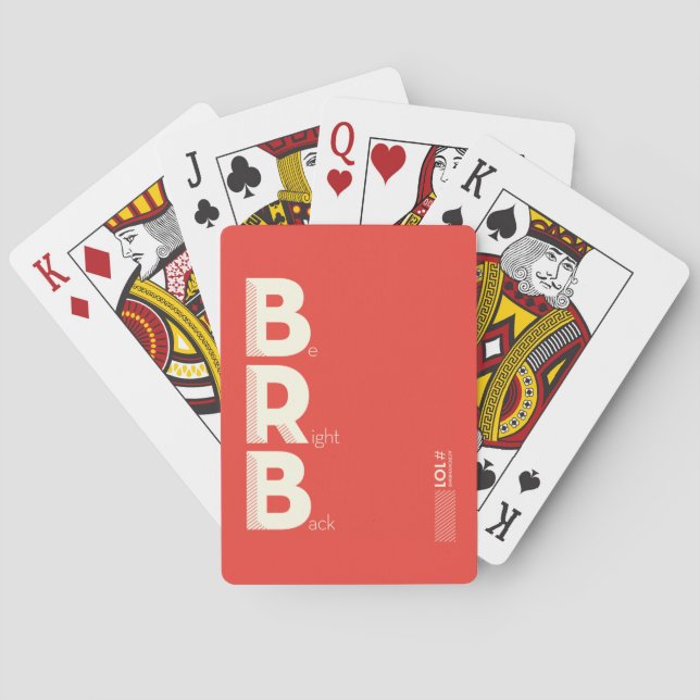 BRB PLAYING CARDS (Back)