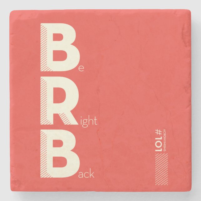 BRB STONE COASTER (Front)