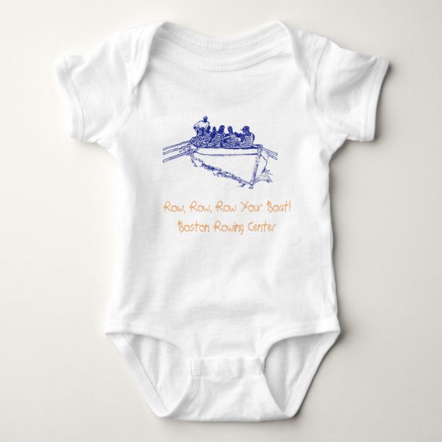 BRC Row Your Boat One Piece Baby Bodysuit (Front)