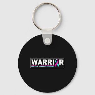 BRCA Awareness Breast Cancer Warrior Pink Ribbon Key Ring