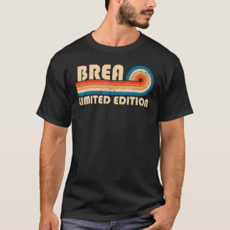BREA Surname Retro Vintage 80s 90s Birthday Reunio T-Shirt