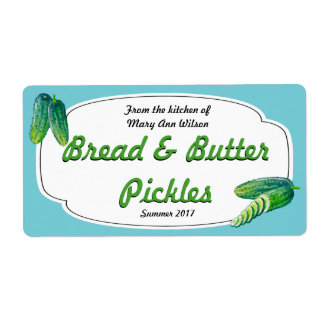 Bread and Butter Pickles Canning