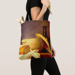 Bread and Wine by Anne Vallayer Tote Bag