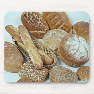 Bread assortment mouse pad