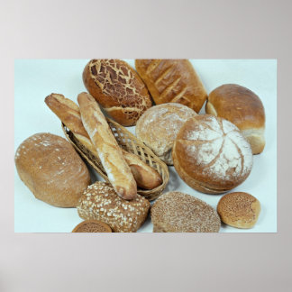Bread assortment poster