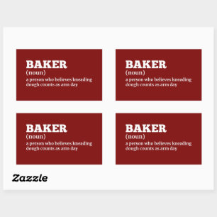 Bread Baker Funny Definition Sticker