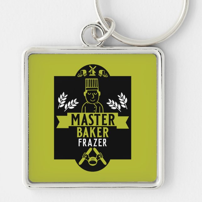 Bread Baker Key Ring (Front)